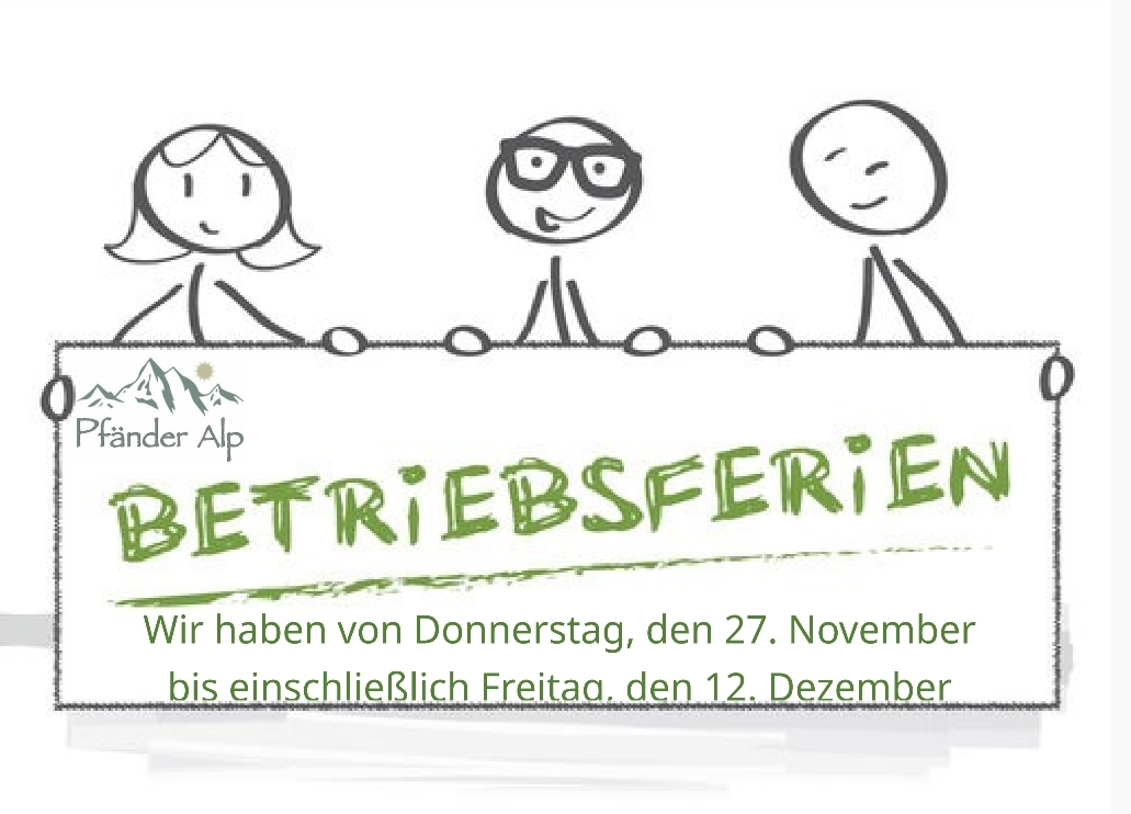 Pfänder Alp, Urlaub, gute Laune, Winterpause, Engergie tanken