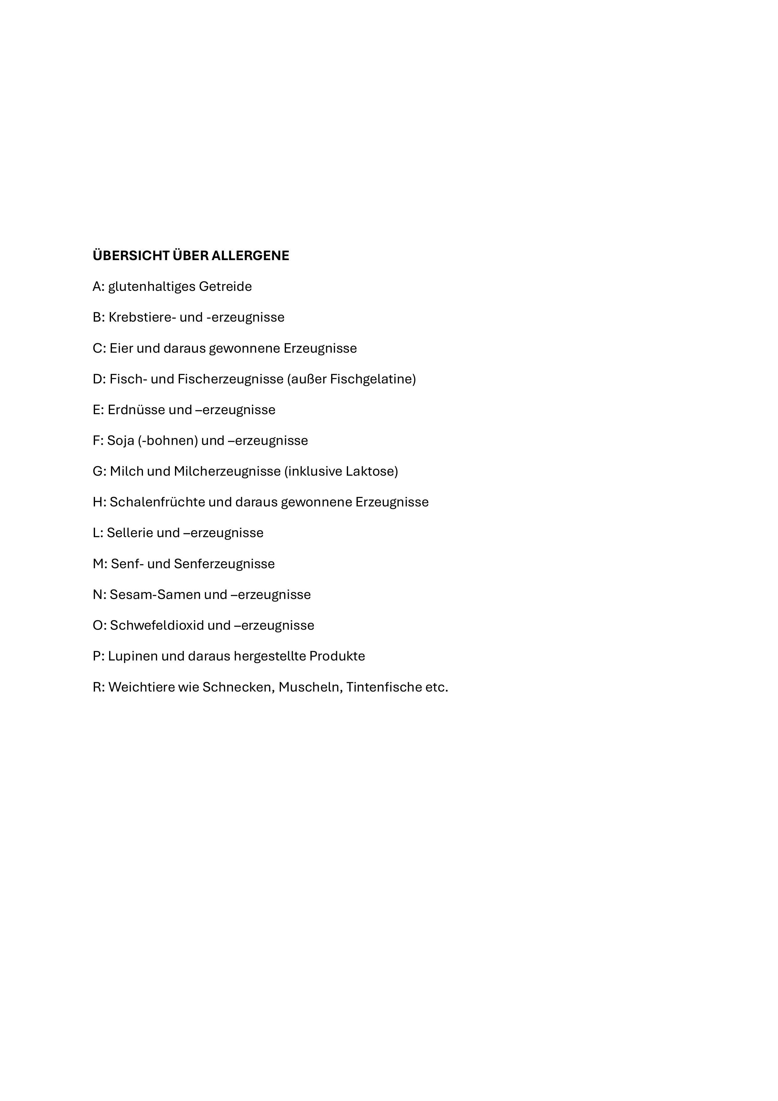 Übersicht über Allergene, Pfänder Alp, Lochau
